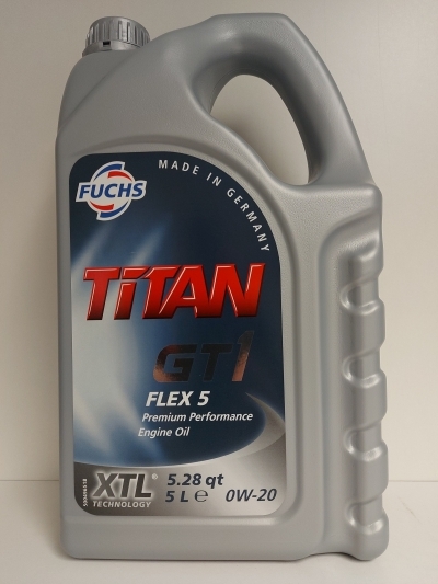 FUCHS TITAN GT1 FLEX 5 0W20 5L