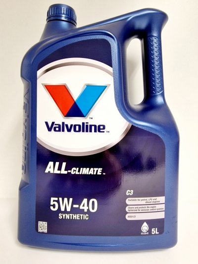 VALVOLINE ALL CLIMATE C3 (VW 505.01) 5W40 5L