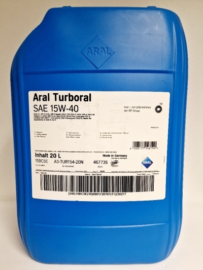 ARAL TURBORAL /MULTI/ 15W40 20L